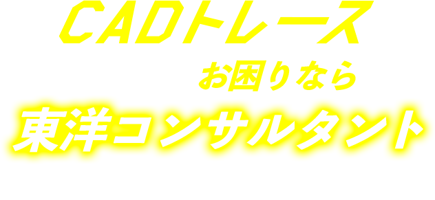 CADレースのことでお困りなら東洋コンサルタントにお任せください。